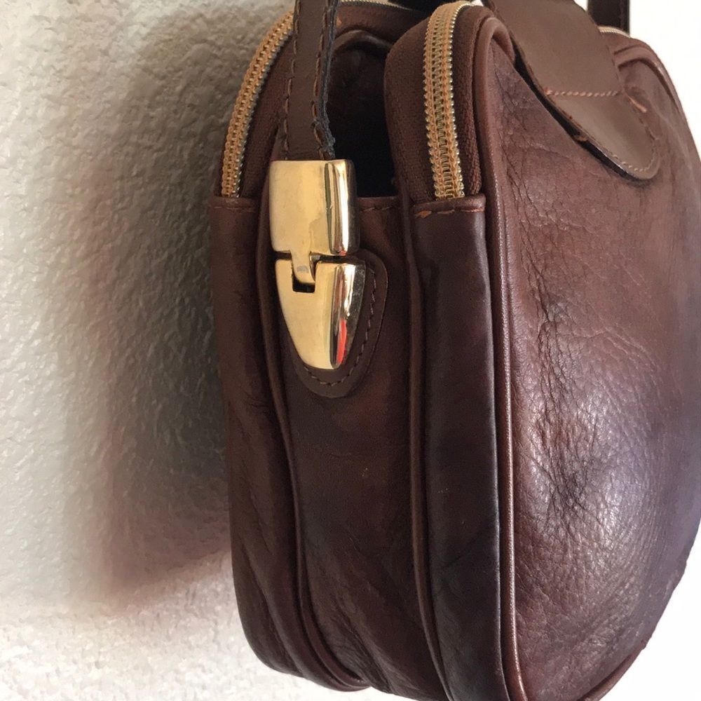 VTG,MADE IN ITALY CROSSBODY LEATHER MINI BAG - Picture 10 of 16